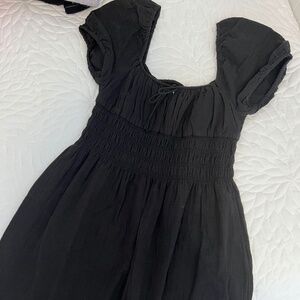 Aritzia Sunday Best Martine Poplin Linen Dress